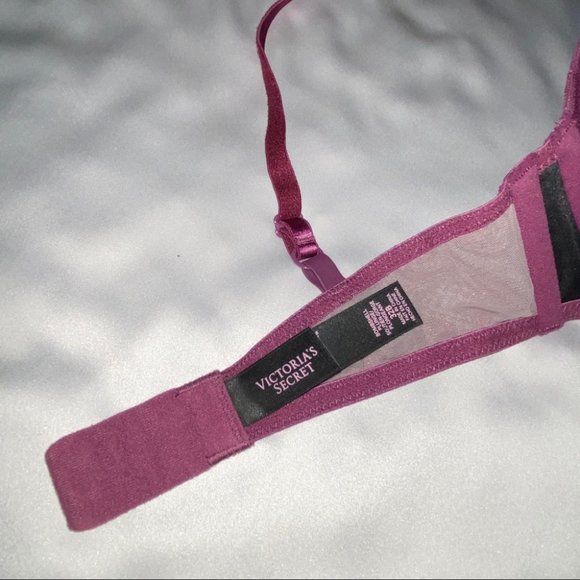 BOMBSHELL Add-2-Cups Push-Up Bra 32B Faux Leather - Picture 3 of 11